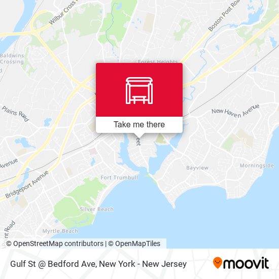 Gulf St @ Bedford Ave map