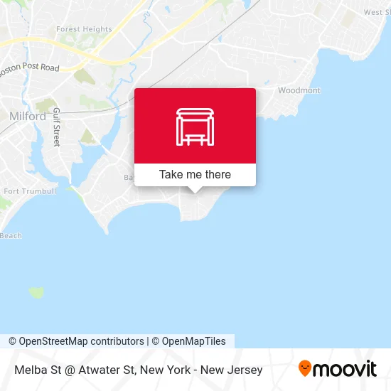 Melba St @ Atwater St map