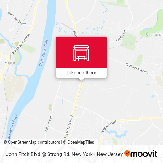 John Fitch Blvd @ Strong Rd map
