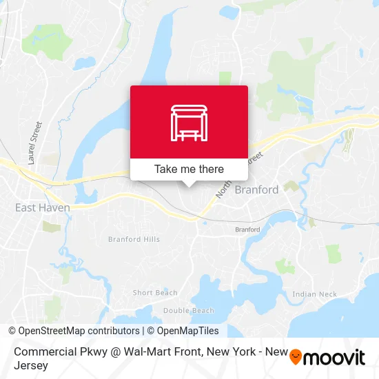 Commercial Pkwy @ Wal-Mart Front map