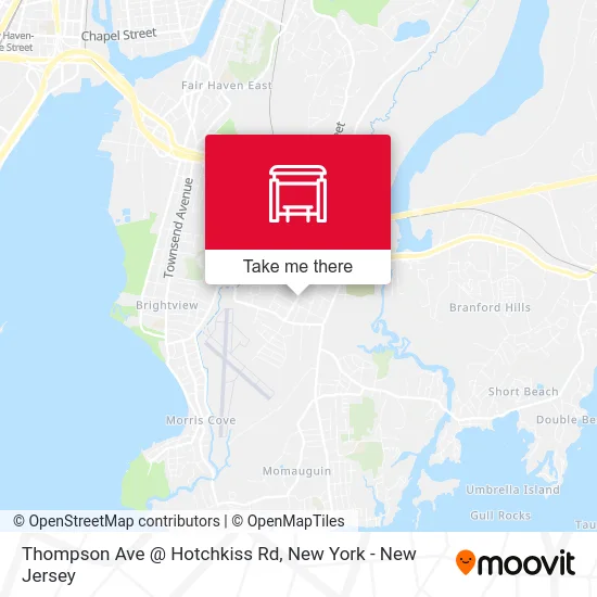 Thompson Ave @ Hotchkiss Rd map