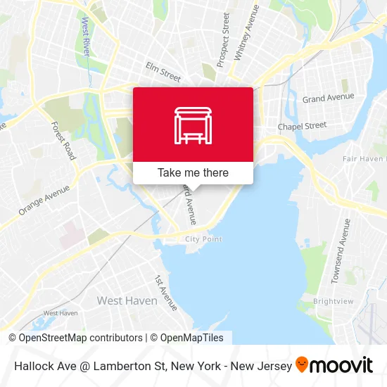 Hallock Ave @ Lamberton St map