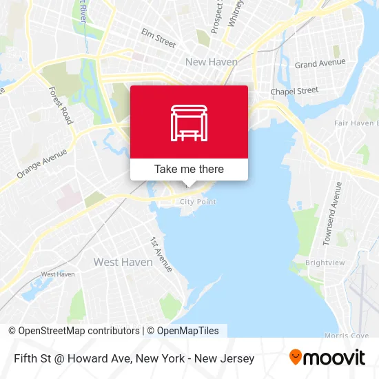 Fifth St @ Howard Ave map