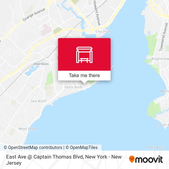 East Ave @ Captain Thomas Blvd map