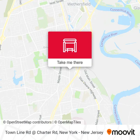 Town Line Rd @ Charter Rd map