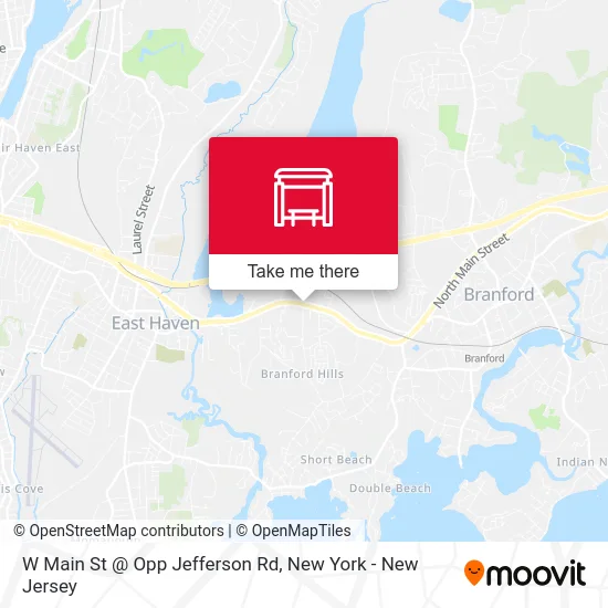 W Main St @ Opp Jefferson Rd map