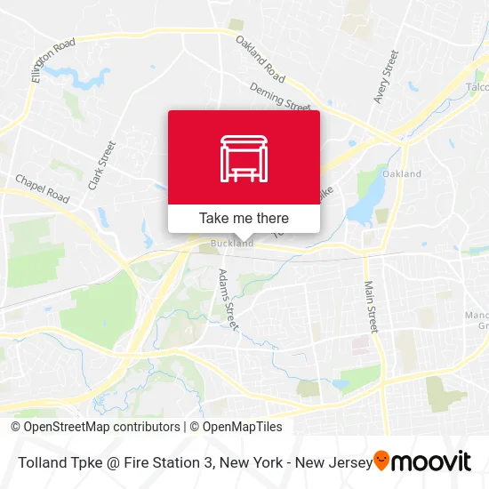 Tolland Tpke @ Fire Station 3 map