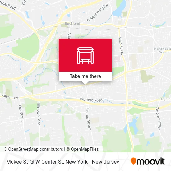 Mckee St @ W Center St map