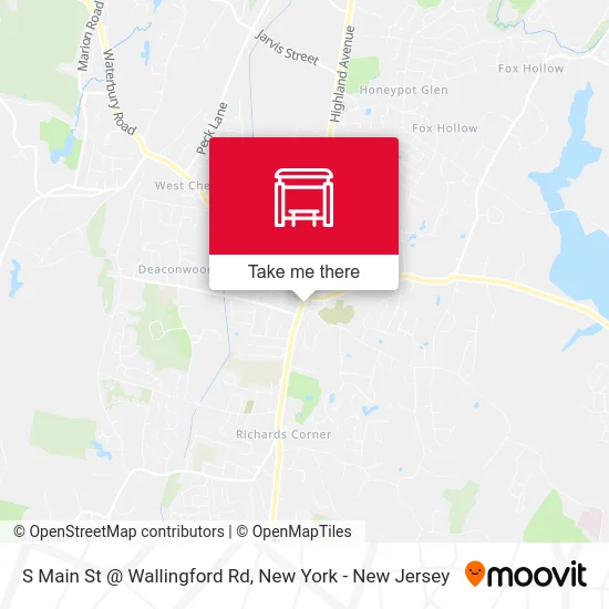 S Main St @ Wallingford Rd map