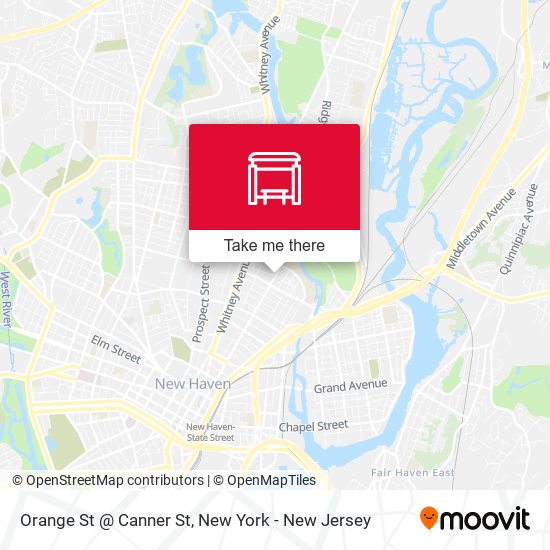 Mapa de Orange St @ Canner St