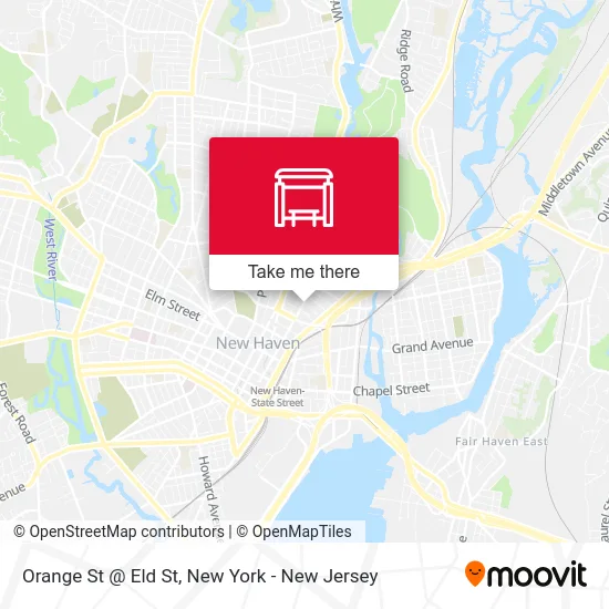 Orange St @ Eld St map