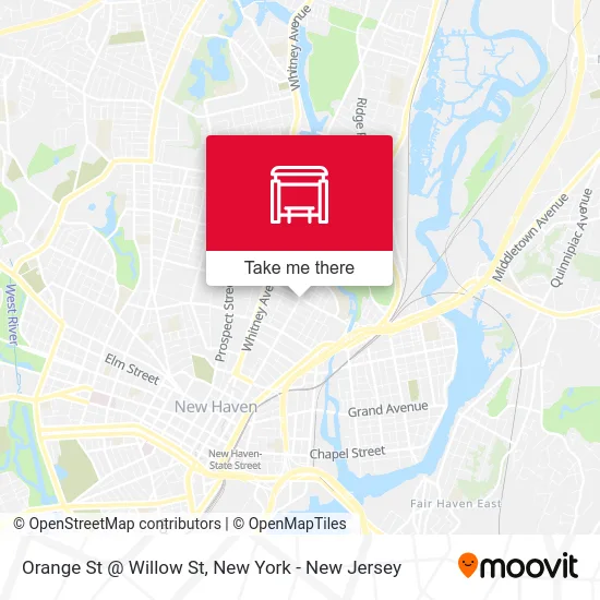 Orange St @ Willow St map