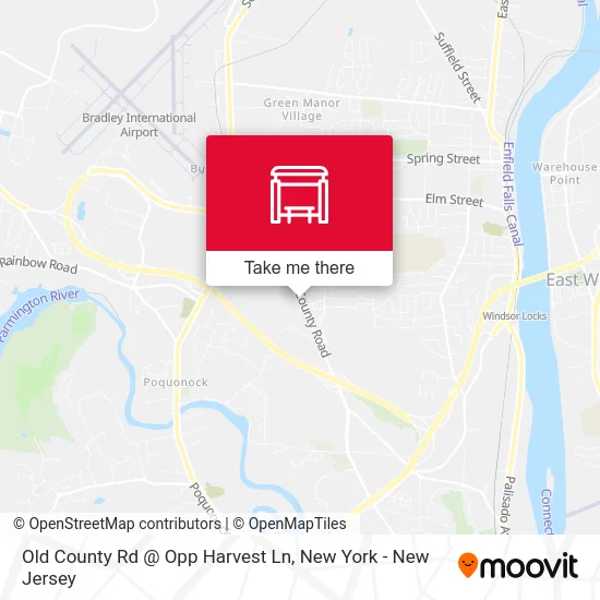 Old County Rd @ Opp Harvest Ln map