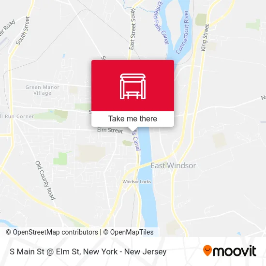 S Main St @ Elm St map