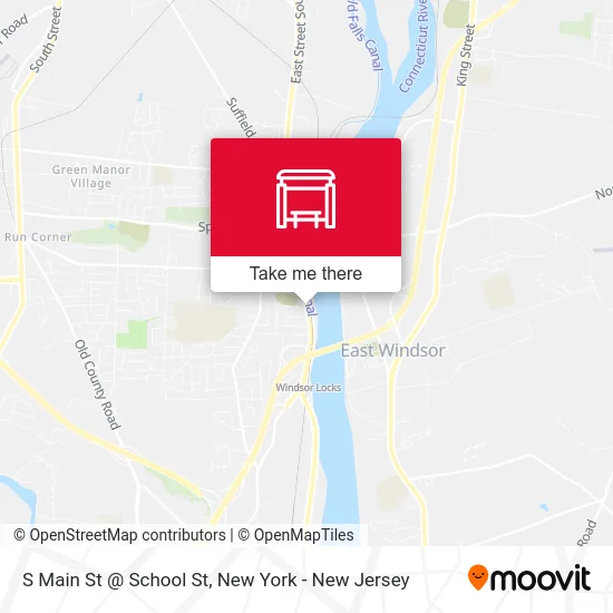 S Main St @ School St map