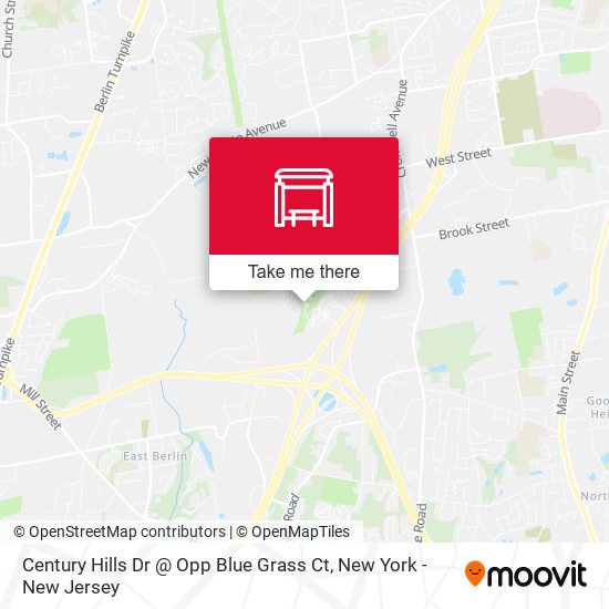 Mapa de Century Hills Dr @ Opp Blue Grass Ct