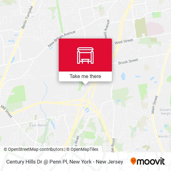 Mapa de Century Hills Dr @ Penn Pl