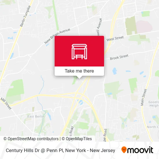 Century Hills Dr @ Penn Pl map