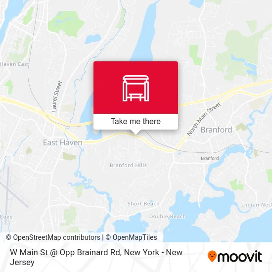 W Main St @ Opp Brainard Rd map