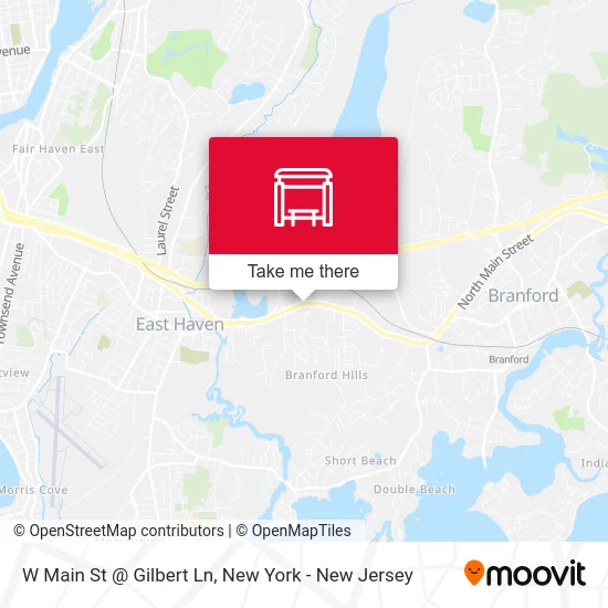 W Main St @ Gilbert Ln map