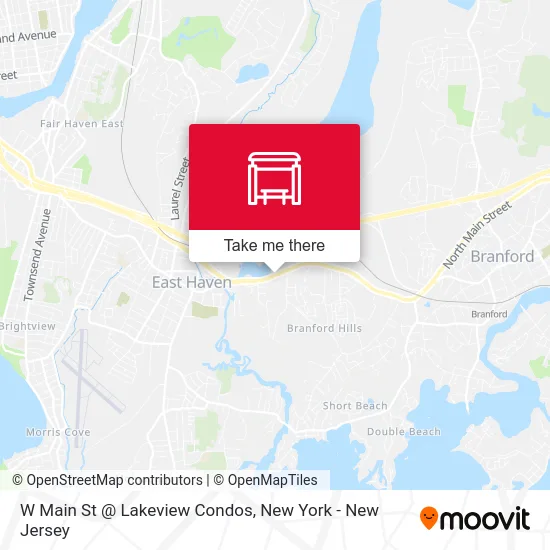 W Main St @ Lakeview Condos map