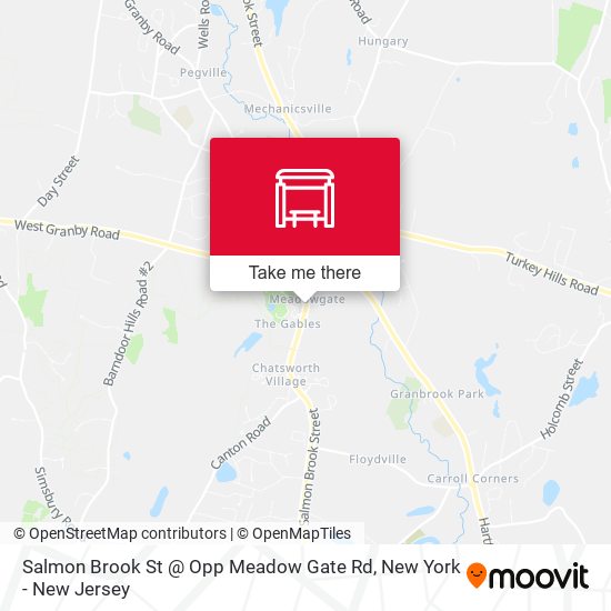 Salmon Brook St @ Opp Meadow Gate Rd map