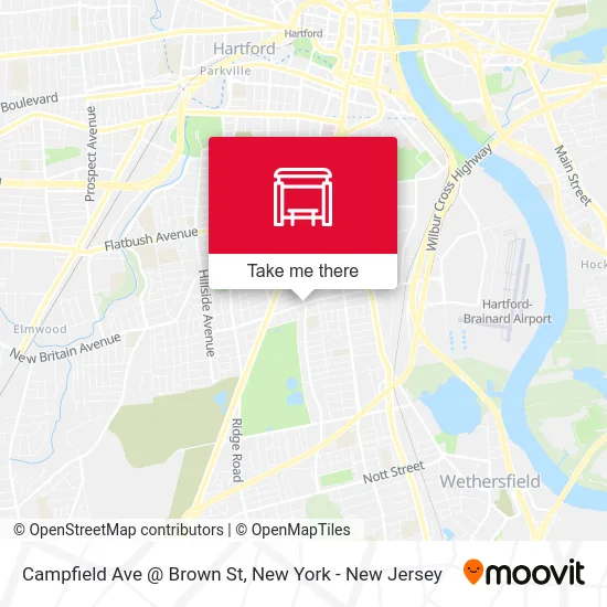 Campfield Ave @ Brown St map