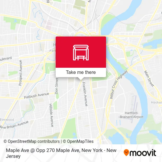 Maple Ave @ Opp 270 Maple Ave map