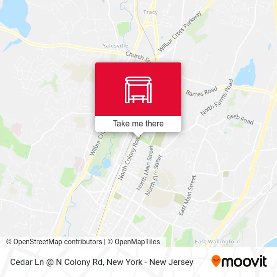 Cedar Ln @ N Colony Rd map