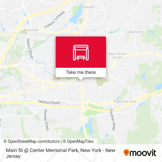 Main St @ Center Memorial Park map