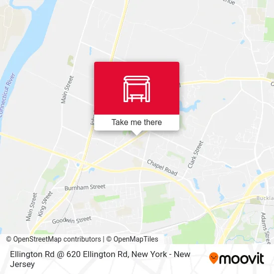 Ellington Rd @ 620 Ellington Rd map
