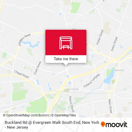 Buckland Rd @ Evergreen Walk South End map