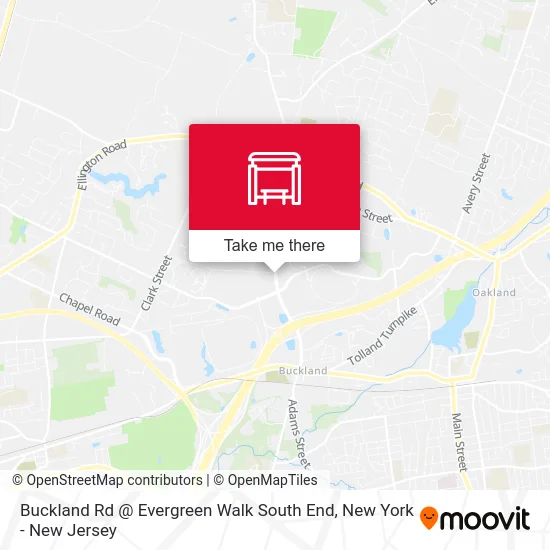 Buckland Rd @ Evergreen Walk South End map