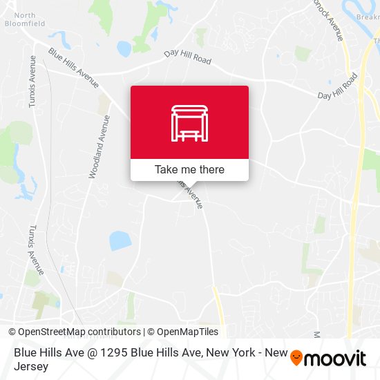 Mapa de Blue Hills Ave @ 1295 Blue Hills Ave