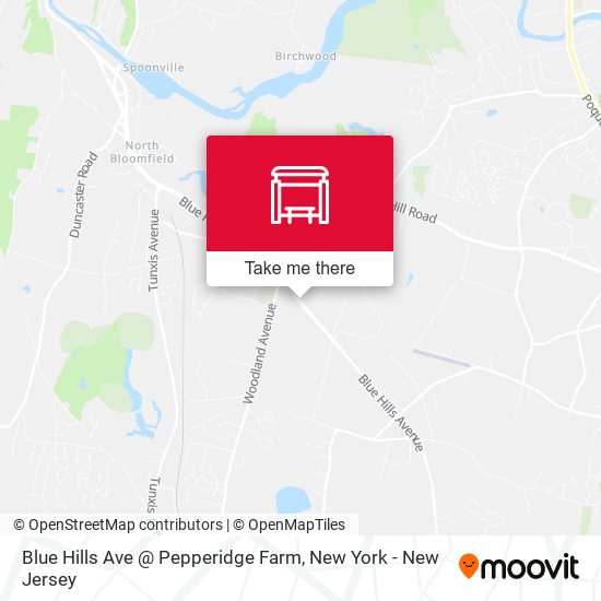 Blue Hills Ave @ Pepperidge Farm map