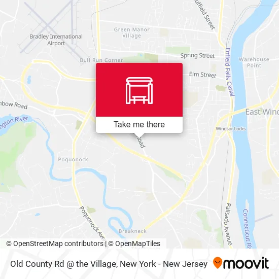 Old County Rd @ the Village map