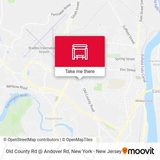 Old County Rd @ Andover Rd map