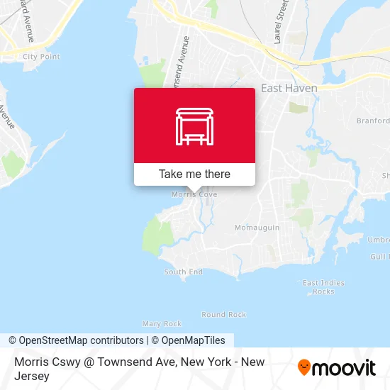 Morris Cswy @ Townsend Ave map