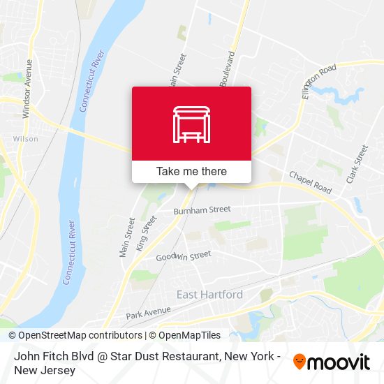 Mapa de John Fitch Blvd @ Star Dust Restaurant