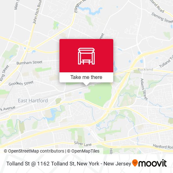 Mapa de Tolland St @ 1162 Tolland St