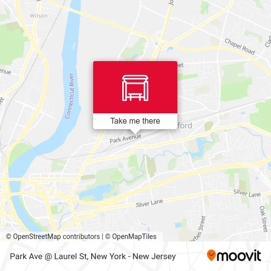 Park Ave @ Laurel St map