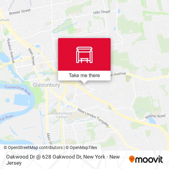 Mapa de Oakwood Dr @ 628 Oakwood Dr