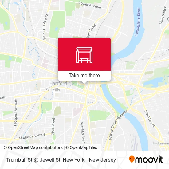 Mapa de Trumbull St @ Jewell St