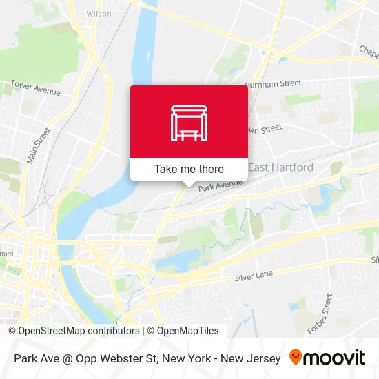 Park Ave @ Opp Webster St map