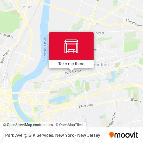 Park Ave @ G K Services map