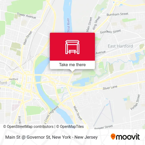 Main St @ Governor St map