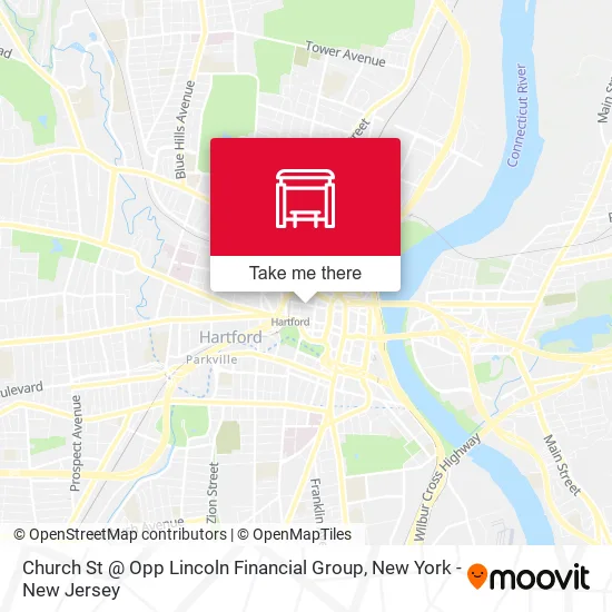 Mapa de Church St @ Opp Lincoln Financial Group