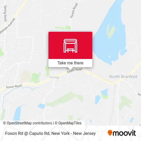 Foxon Rd @ Caputo Rd map