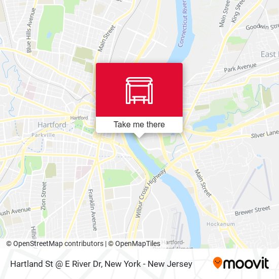 Mapa de Hartland St @ E River Dr