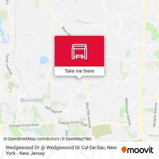Mapa de Wedgewood Dr @ Wedgewood Dr Cul-De-Sac
